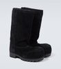 Alaska Fur High suede boots