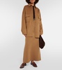 Martin croc-effect leather loafers