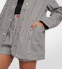Striped denim jacket
