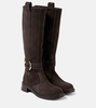 New Ring suede knee-high boots
