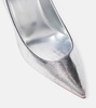 Kate 85 metallic leather pumps