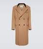 Wool and camel hair overcoat