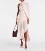 Shape Small suede and leather bucket bag