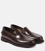 Monili polished leather loafers
