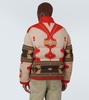 Icon jacquard down jacket