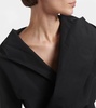 Hooded wrap jacket