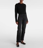 Lanzarote mid-rise straight jeans