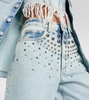Embellished straight jeans