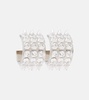 Karma crystal-embellished earrings