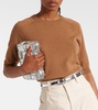 Metallic leather belt