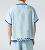 Seedling Stripe linen shirt
