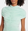 Ruched jersey maxi dress