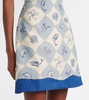 Pia printed linen minidress