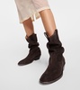 Tabi suede cowboy boots