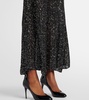 Sequined midi dress