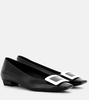 Belle Vivier patent leather ballet flats