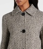 Wool and cotton-blend jacket