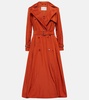 Tubinga silk taffeta trench coat