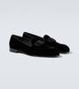 Velvet loafers