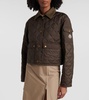 Chitre quilted canvas-trimmed jacket