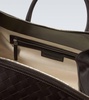 Intrecciato leather duffel bag