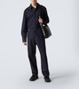 Traveler Small Intreccio leather shoulder bag