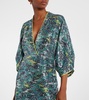 Jessel sequined printed maxi dress 