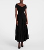 Wool midi dress