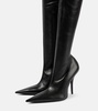 Avenue leather over-the-knee boots
