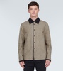Wool flannel overshirt 