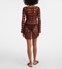 Crochet cotton minidress
