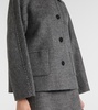 Sorriso houndstooth wool and mohair-blend jacket