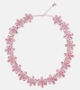 Crystal-embellished choker