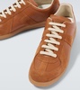 Replica leather sneakers