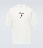 Embroidered cotton jersey T-shirt