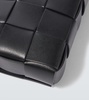 Cassette Intreccio leather crossbody bag