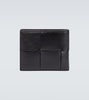 Cassette leather wallet