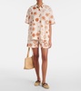 Montauk linen and cotton bowling shirt