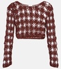 Bella crochet cotton crop top