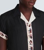 Taureau printed silk shirt