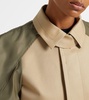 Paneled cotton-blend jacket