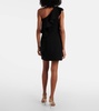 Giacomo ruffled sablé minidress