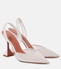 Holli mesh slingback pumps