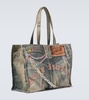 Logo trompe l'œil canvas tote bag