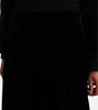Paraggi cotton velvet midi skirt