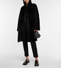 Britanny reversible leather and shearling coat