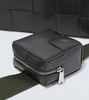 Cassette leather crossbody bag