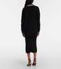 Cable-knit cotton cardigan