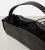 Multipocket leather shoulder bag