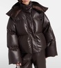 Altermat faux leather puffer jacket